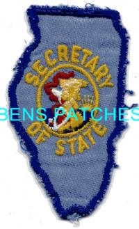 ILLINOIS,ILLINOIS SECRETARY OF STATE 1 STATE SHAPED_wm